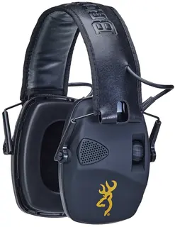Browning Protector Fox Black Skottd&#228;mpande, aktiva h&#246;rselskydd