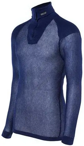 Brynje Super Thermo Zip Polo Navy S Super Thermo med inlägg 