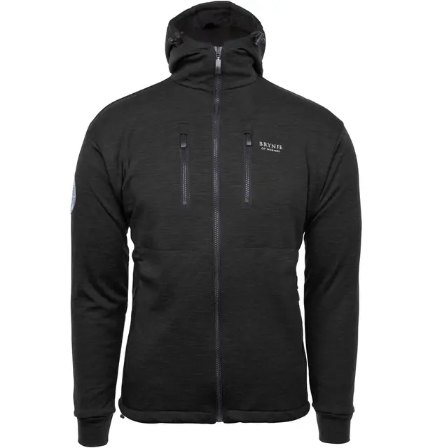 Brynje Antarctic Ulljakke med hette Sort - S 