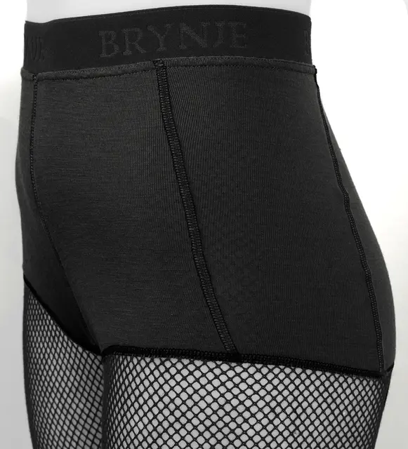 Brynje W's Wool Thermo Longs Svart XS Merinoullbyxor med god komfort 