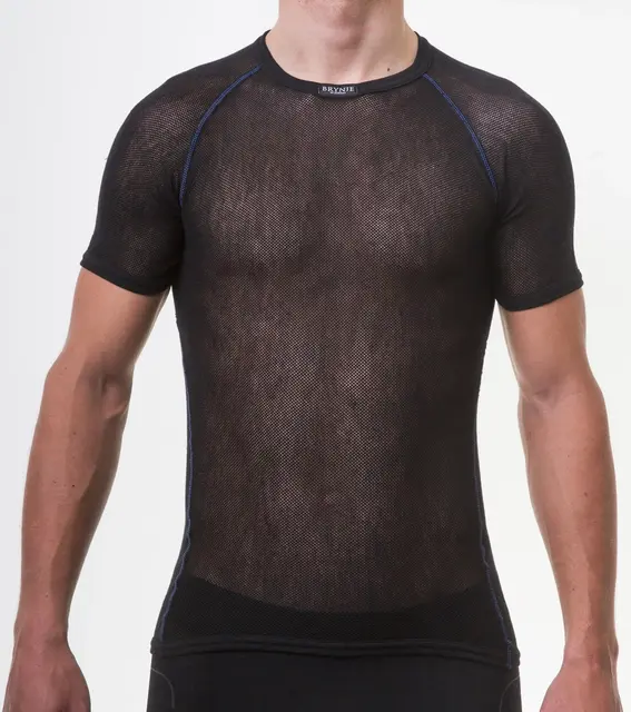 Brynje Wool Thermo Light T-shirt XS Tröja med rund hals, kort ärmad i Svart 