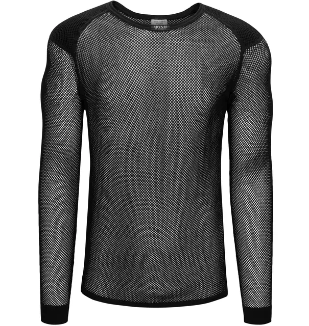 Brynje Wool Thermo Shirt S Trøye med rund hals, lang arm og innlegg 