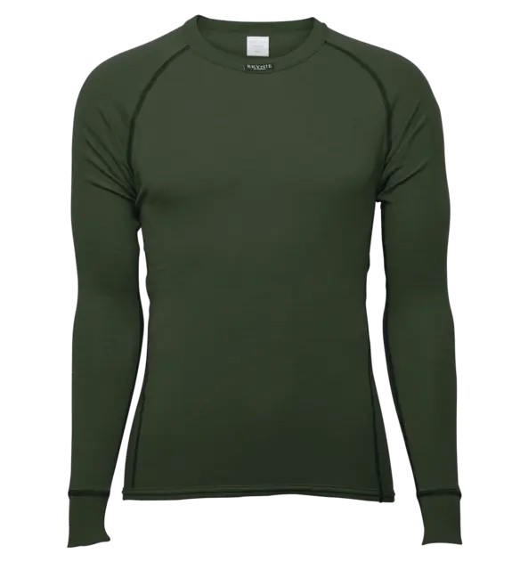 Brynje Classic Shirt Grønn XS Tettstrikket merinoull, fineste kvalitet 