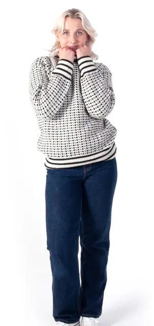 Bråtens Islender Genser Hvit XS Klassisk genser i 100% Norsk ull 