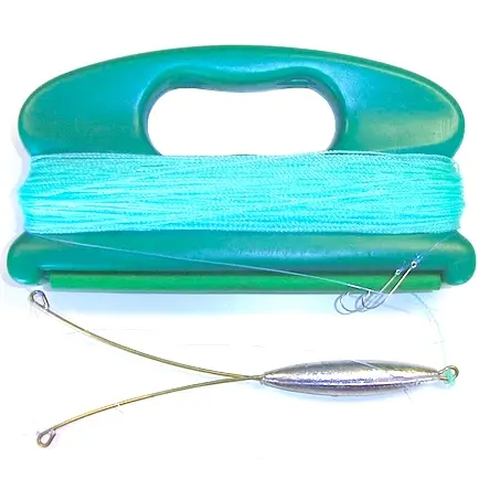 CAL Harpe Bunnsnøre 75m Fiskeharpa med fjäderkrok 