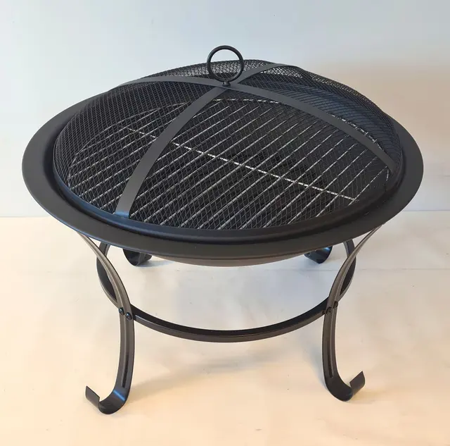 CAL Utespis/grill svartlackat stål 56x48,5cm 