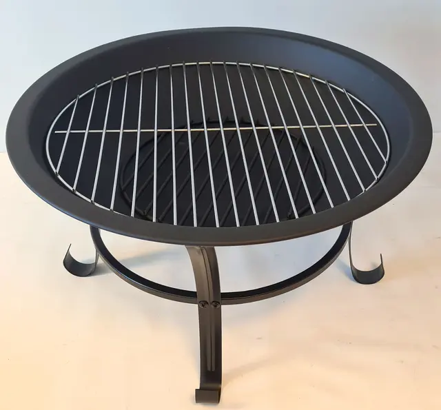 CAL Utespis/grill svartlackat stål 56x48,5cm 
