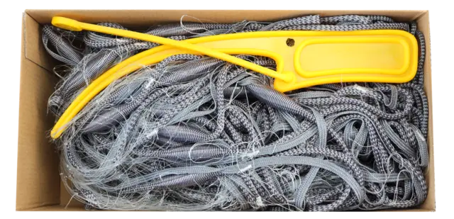 CAL Sötvattennät Grå 19mm Nät til sötvattensfiske 25mx1,5m 