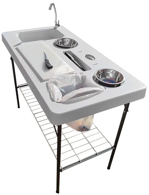 Fiske/ rensbord/disko Rensbord, utekök 