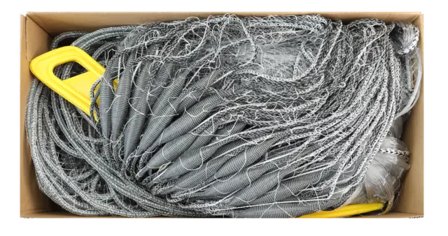 CAL Sötvattennät Grå 21mm Nät til sötvattensfiske 25m x 1,5m 