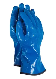 Handi Nitril fodrad handske Olje/syrabest&#228;ndig fodrad nitrilhandske