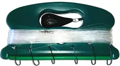 CAL Makrillharpa Komplett Makrillharpa med svarta krokar och lod