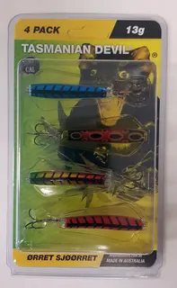 Tasmanian Devil Öring 13g 4-pack skeddragsset från Tasmanian Devil