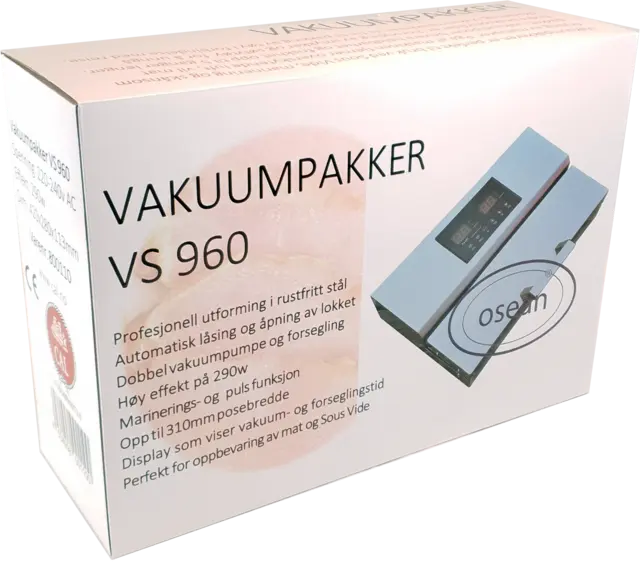 Osean VS960 vakuummaskin 290w Vakuummaskin av hög kvalitet 