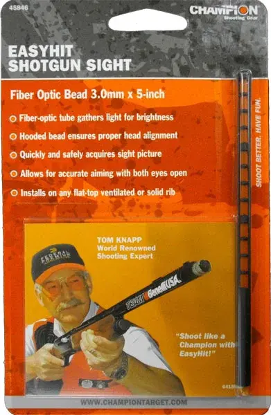 Champion Easy Hit Haglesikte Sport Grønn Fiberoptisk sikte, 13cm 