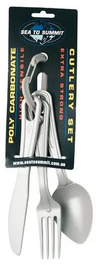 STS Cutlery 3-bestikksett Polykarbonat Turbestikk 