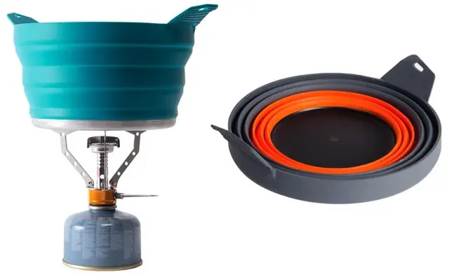 STS X-POT 2,8L Grå Vikbar kastrull i livsmedels silikon 