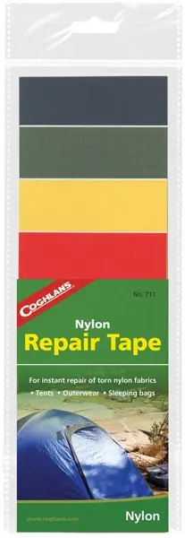 Coghlan's Nylon reparasjonstape Rip-stop till tält, kläder och sovsäckar 