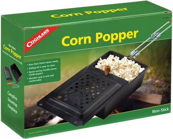 Coghlan's Popcorn Popper non-stick Perfekt till att poppa popcorn över eld 