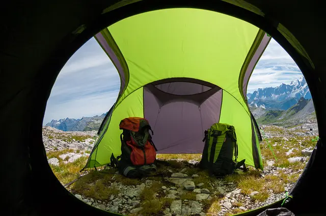 Coleman Laramie 3 Med mörk sovdel 