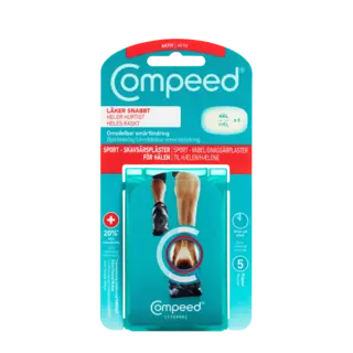 Compeed Sport skoskavspl&#229;ster Ger avlastning och sm&#228;rtlindring