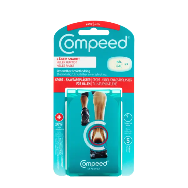Compeed Sport skoskavsplåster Ger avlastning och smärtlindring 