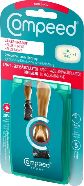 Compeed Sport skoskavsplåster Ger avlastning och smärtlindring 