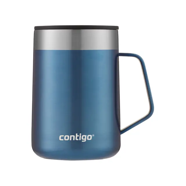 Contigo Streetville Desk Mug SS Blue Ergonomisk termokopp 