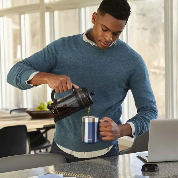 Contigo Streetville Desk Mug SS Blue Ergonomisk termokopp 