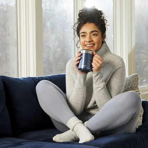 Contigo Streetville Desk Mug SS Blue Ergonomisk termokopp 