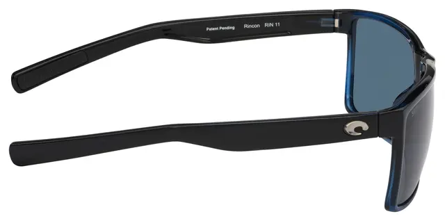 Costa Del Mar Rincondo Shiny Black Gray 580P (plast) 