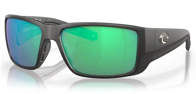 Costa Del Mar Blackfin PRO-11 Matte Black/Green Mirror, 580G (glass) 