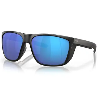 Costa Del Mar Ferg XL Matte Black-Blue Blue Mirror. 580P (plast)