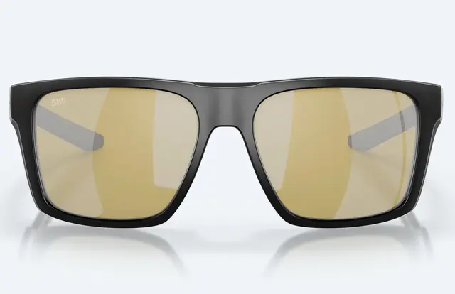 Costa Del Mar Lido Matte Black Sunrise Silver Mirror 580G 