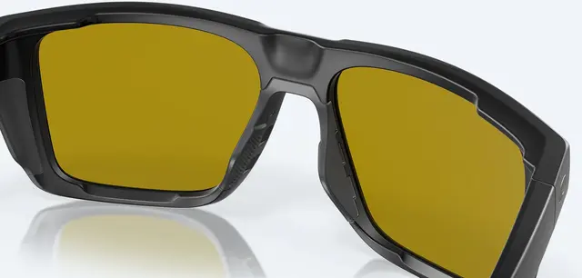 Costa Del Mar Lido Matte Black Sunrise Silver Mirror 580G 