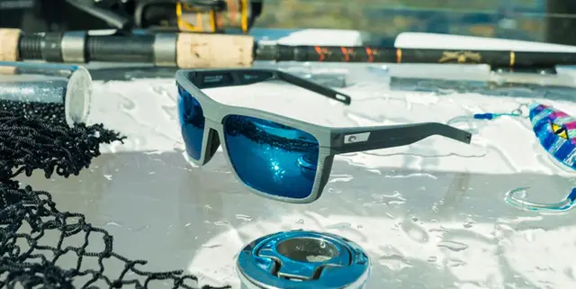 Costa Del Mar Pargo Net Dark Grey Copper Green Mirror 580G 