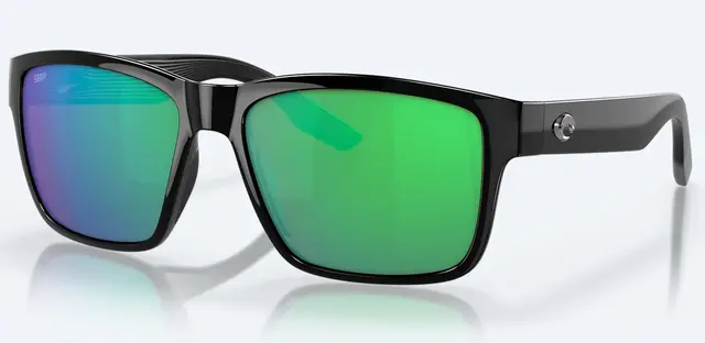 Costa Del Mar Paunch Black Green Mirror 580P 