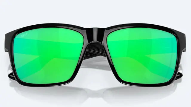 Costa Del Mar Paunch Black Green Mirror 580P 
