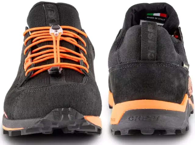 Crispi Attiva Low GTX Black/orange 36 Med Gore-Tex och Vibram sula 