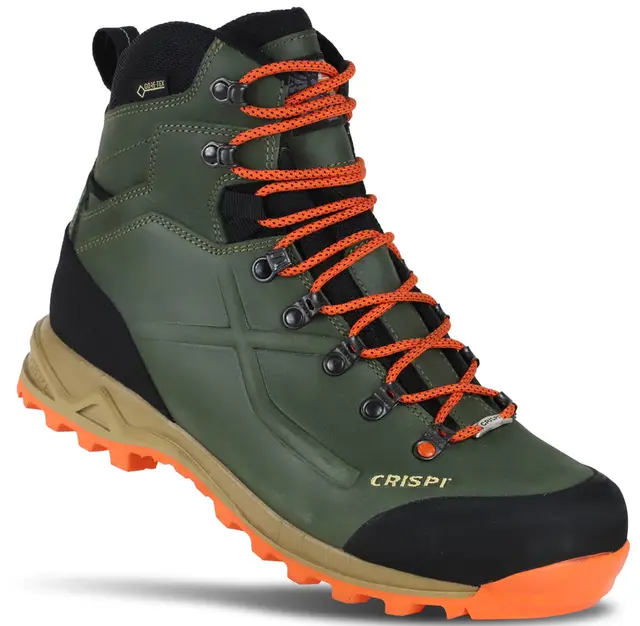 Crispi Valdres GTX Grön/Orange 36 Lätt, välstrukturerad fjällkänga 