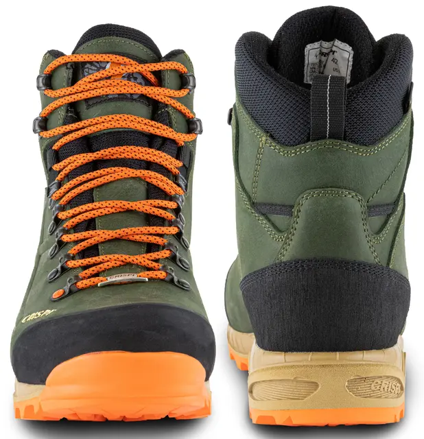Crispi Valdres GTX Grön/Orange 36 Lätt, välstrukturerad fjällkänga 