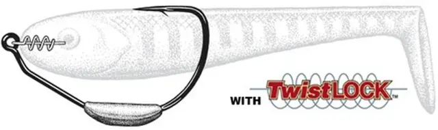 Owner Beast Twist Lock viktad #6/0 3st per paket, Viktad offset krok 