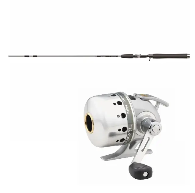 Daiwa Silvercast Tele 6'/Silvercast 100 Teleskopspö och rulle - 10-30g 
