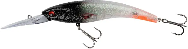 Daiwa Prorex Diving Minnow Black Head 12cm 26g bananformet blyfri wobbler 