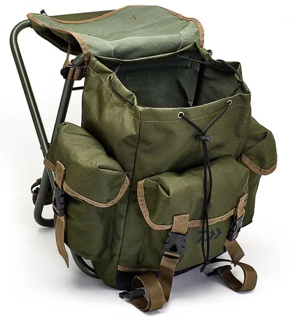 Daiwa Game Ruck Stool Robust och behaglig, 20L 
