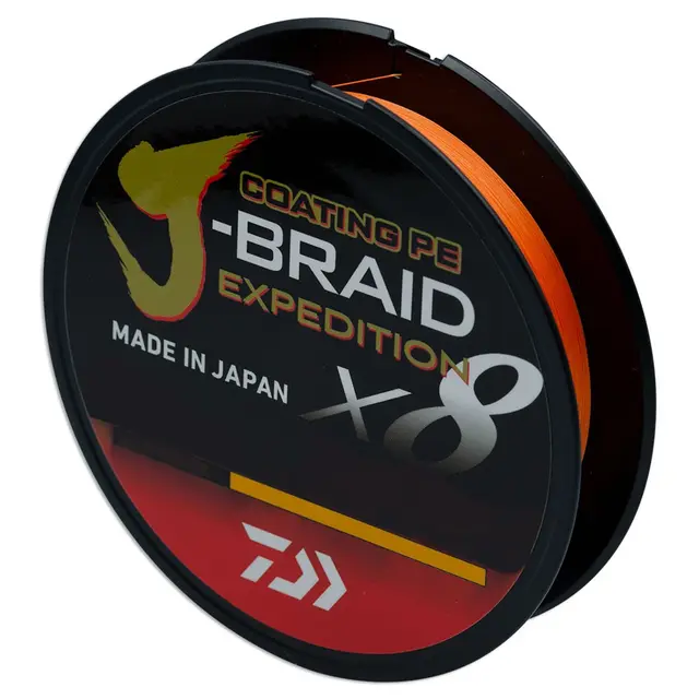 Daiwa J-Braid Expedition 150m 0,06mm Or Smash Orange multifilament 