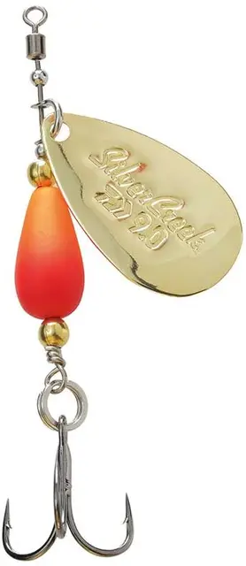 Daiwa Silvercreek Spinner Gold Mit 6g Effektiv spinner av høy kvalitet 