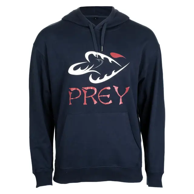 Prey Hoodie Navy Blue M Genser laget av 100% bomull 