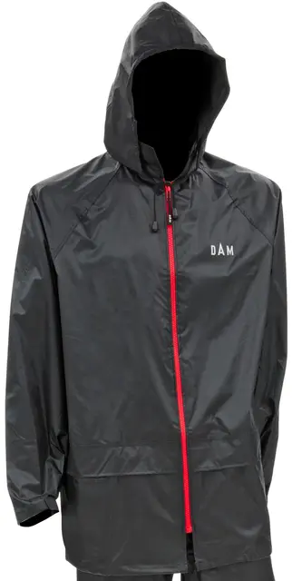 DAM Protec Rainsuit M Tvådelad Regndress, Black 