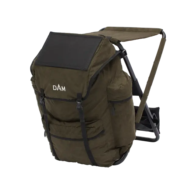 DAM Hunter Backpack Chair Wide Ljudlös stolsäck till jakt och fiske 